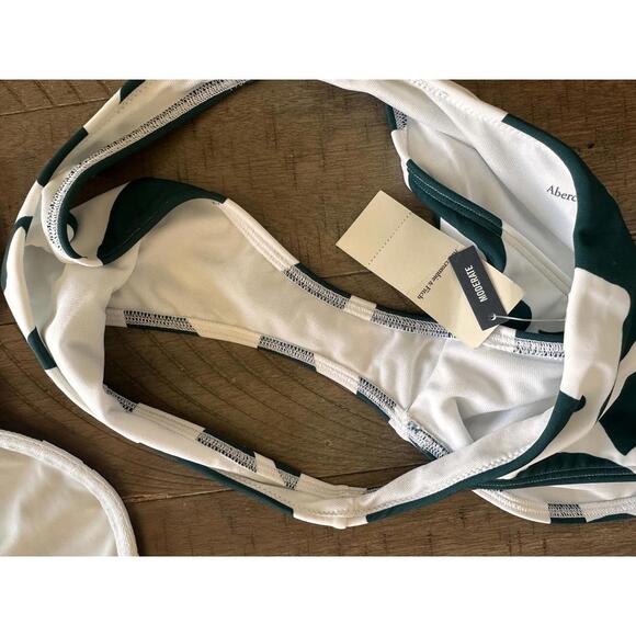 NWT Abercrombie & Fitch 2-Piece Bikini Top & Bottoms Curve Love Women’s Medium - Picture 7 of 15